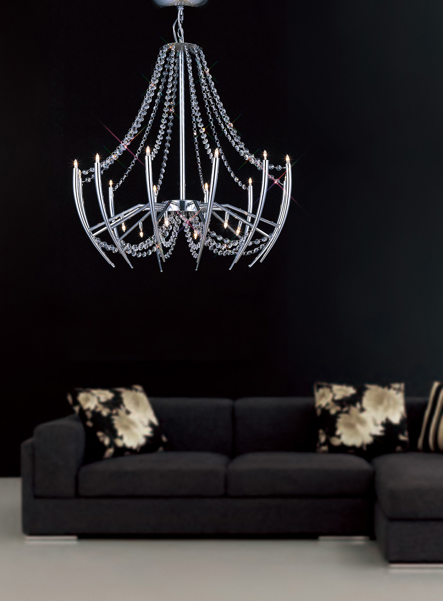 Zest Crystal Ceiling Lights Diyas Multi Arm Crystal Fittings Zest Crystal Ceiling Lights Diyas Multi Arm Crystal Fittings